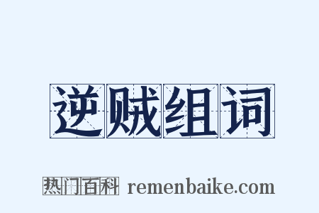 逆贼组词是什么意思的图片